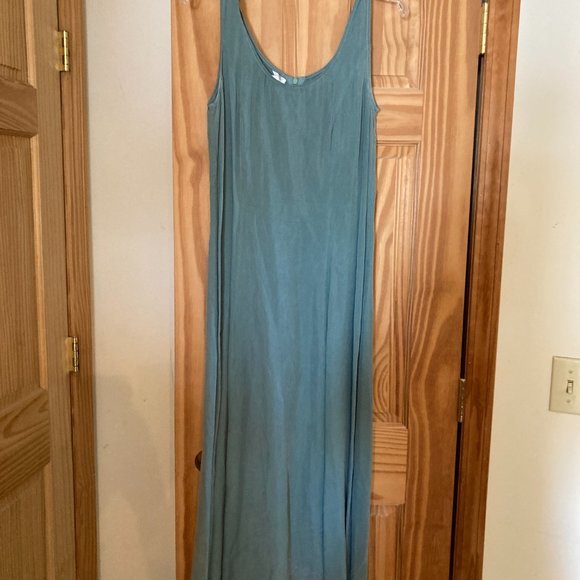 Vintage Women's teal dress. Fits modern size 8-10 - Picture 4 of 8